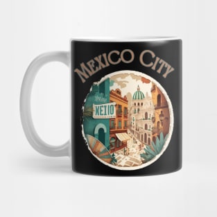 Mexico City Travel Streetscape Mexico - Travelling Mug